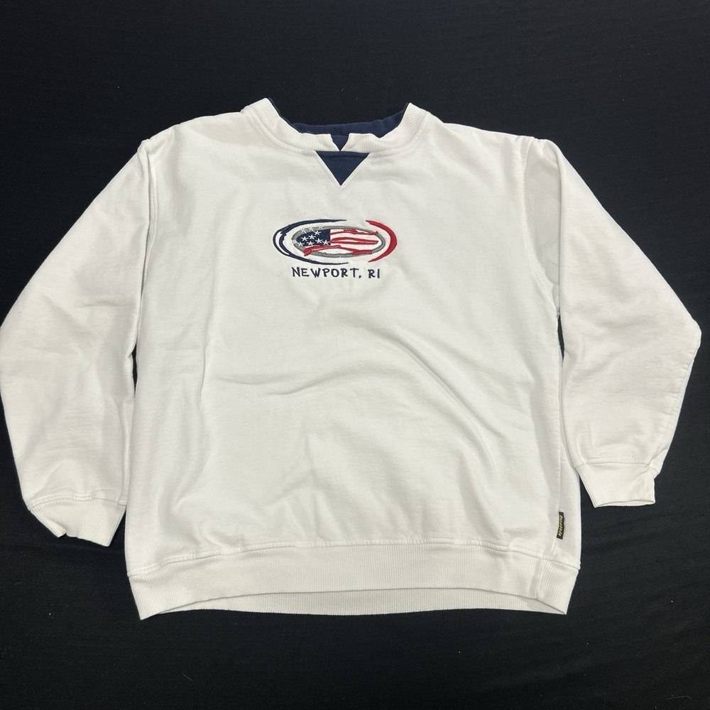 Renegade Club Vintage Newport RI Crewneck Sweatshirt Men's XL Pullover USA